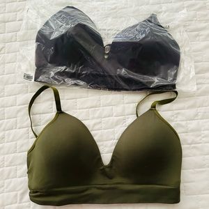 ThirdLove Form Seamless V-neck wireless bra, 2-pack